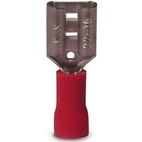 Gardner Bender 10-141F Female Disconnect - 100 Pack; Red